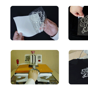 彩鑽熱轉印紙-T-Shirt製作流程